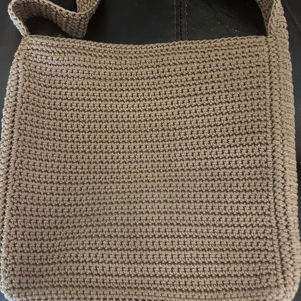 The Sak Tan Crochet Shoulder Bag - Picture 2 of 4